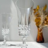 4 Arques crystal flutes, Tuileries model