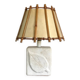 Vintage stone lamp from the Gard from the 70s