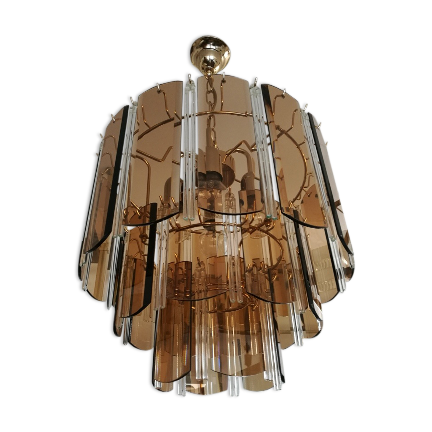 Italian murano glass chandelier