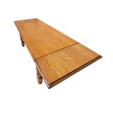 Solid wood farm table with extensions