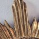 Golden sun mirror in wood, vintage, 1950s, made in Italy.