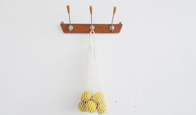 Wall mount coat rack
