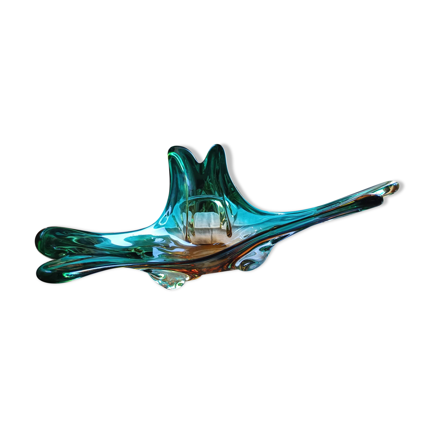 Large Murano glass center table, 1950s