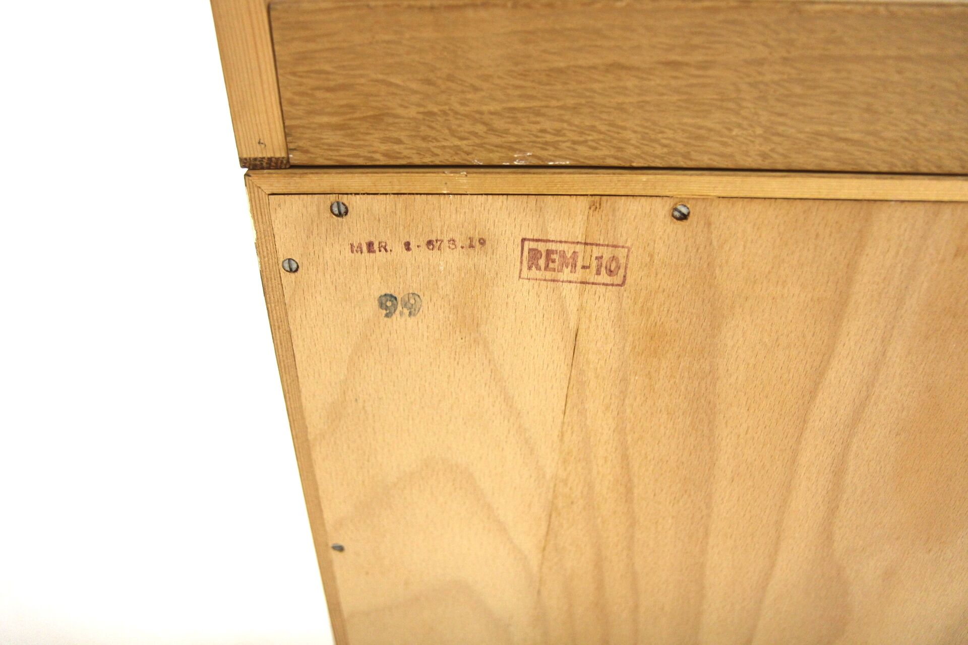 Scandinavian oak library Sweden 1960