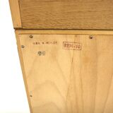 Scandinavian oak library Sweden 1960