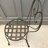 Chaise en fer forgé pour enfant