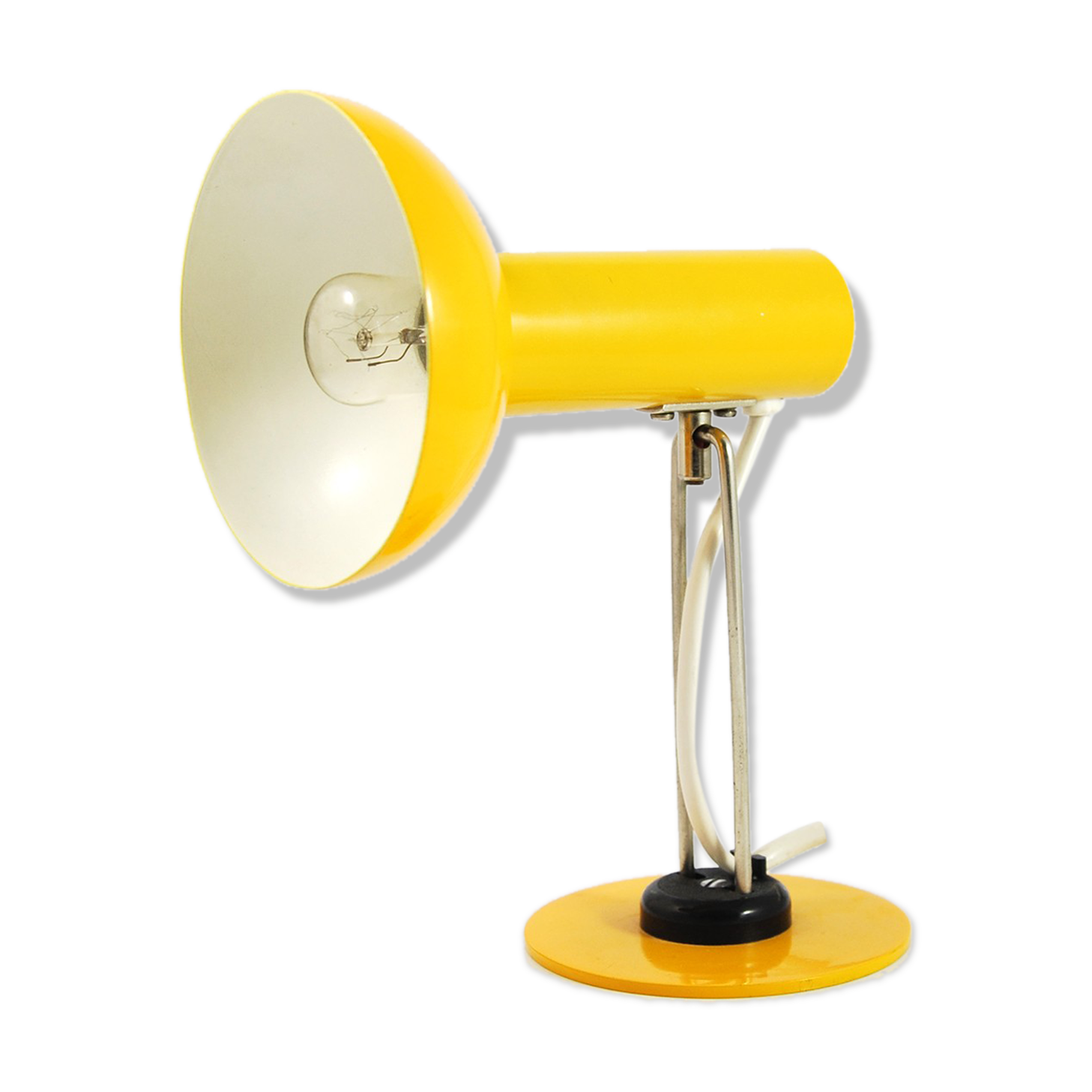 Small yellow desk lamp AKA 3653 Germany 70s