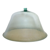 Garden bell blown glass xixth