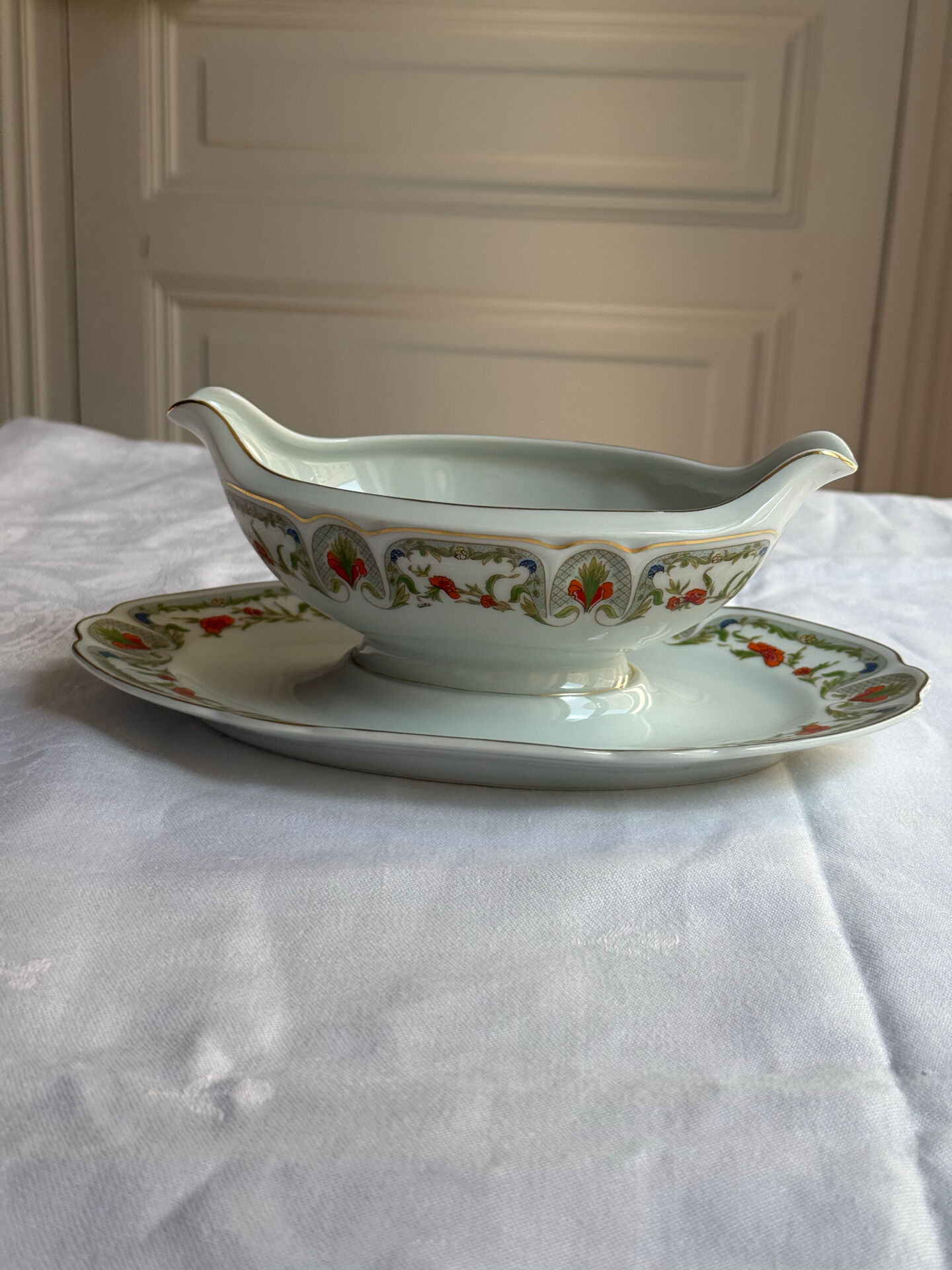 Haviland Limoges Sauce Boat - Mozart Chantoung