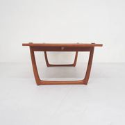 Large teak coffee table by Peter Hvidt and Orla Molgaard Nielsen model FD 575 for France and Son