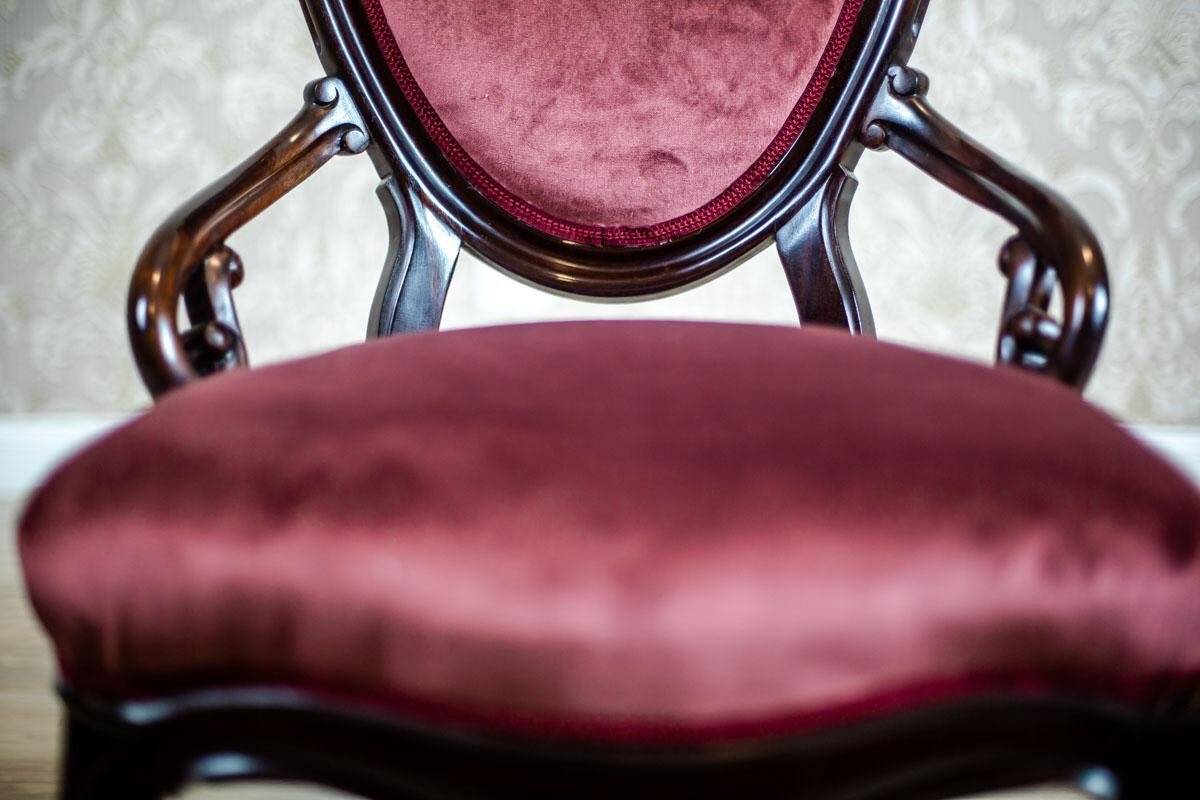 Louis Philippe Walnut Armchair, 1850s