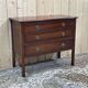 1950s English chest of drawers in mahogany