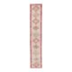 Pink Vintage Turkish Hand-Knotted Tribal Runner 74x391