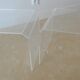 set of 2 vintage plexiglass side or bedside tables 1970
