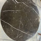 Black marble table