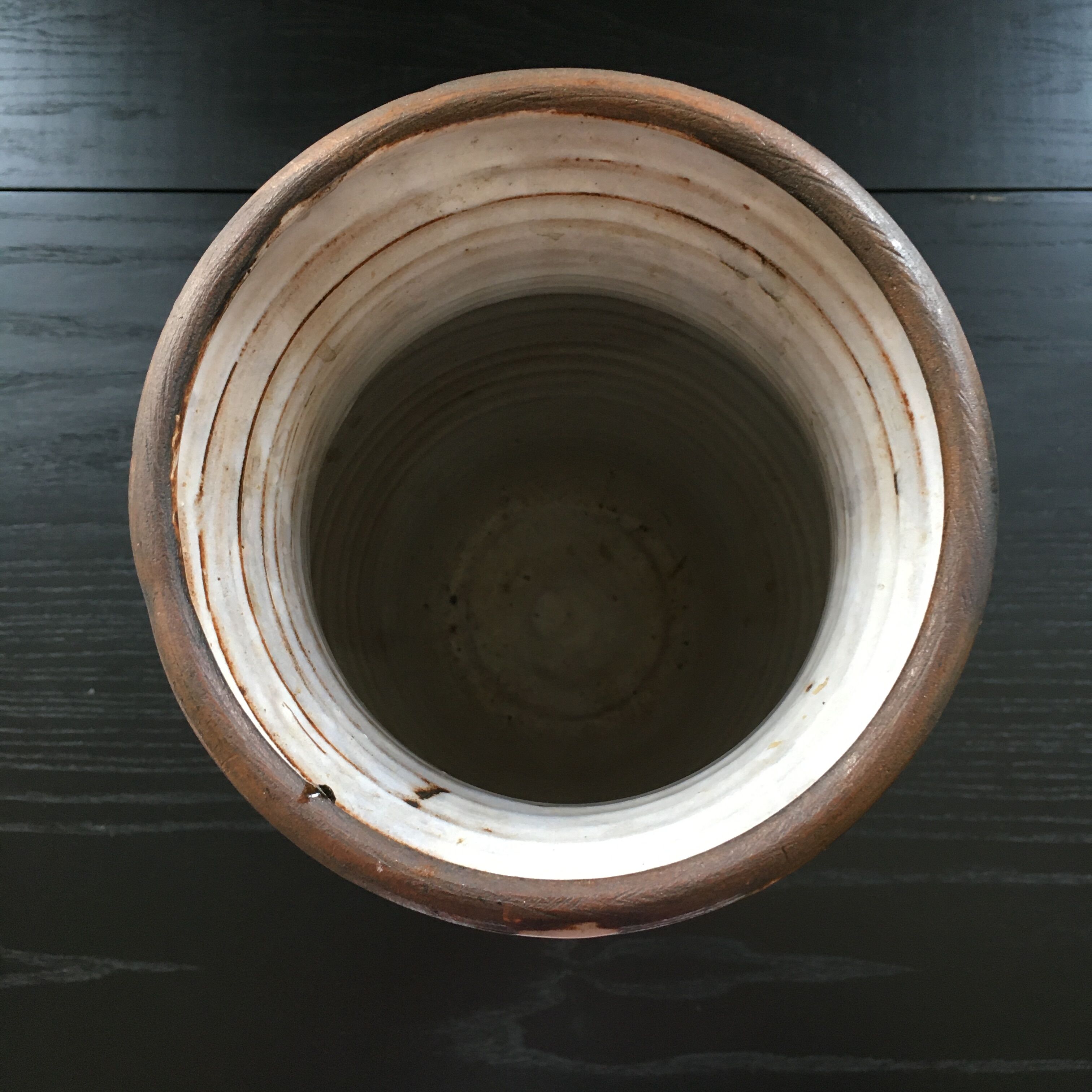 XL vase with floral decoration