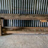 Old carpenter's workbench restored