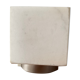 Vintage cube lamp in marble and chrome metal 70s