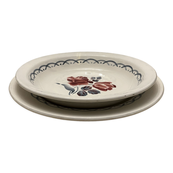 Ensemble de deux plats