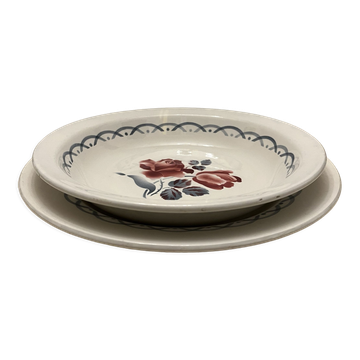 Ensemble de deux plats