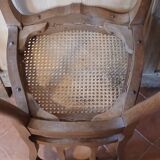 cane seating wooden chairs Regency style