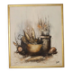 Swedish mid-century oil on canvas "Still Life Composition"