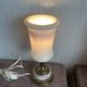 Lampes de table torchères en albâtre, années 1950, lot de 2