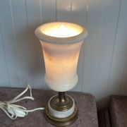 Alabaster table lamps, 1950s, set of 2