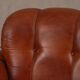 Fauteuils de club italiens vintage en simili cuir cognac, Italie années 1970, ensemble de 2