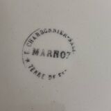6 flat plates, Marnoz model - E.Charbonnier Salins