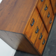 German apothecary cabinet in oak, mid-twentieth century
