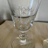 Paire de verre à pied à vin