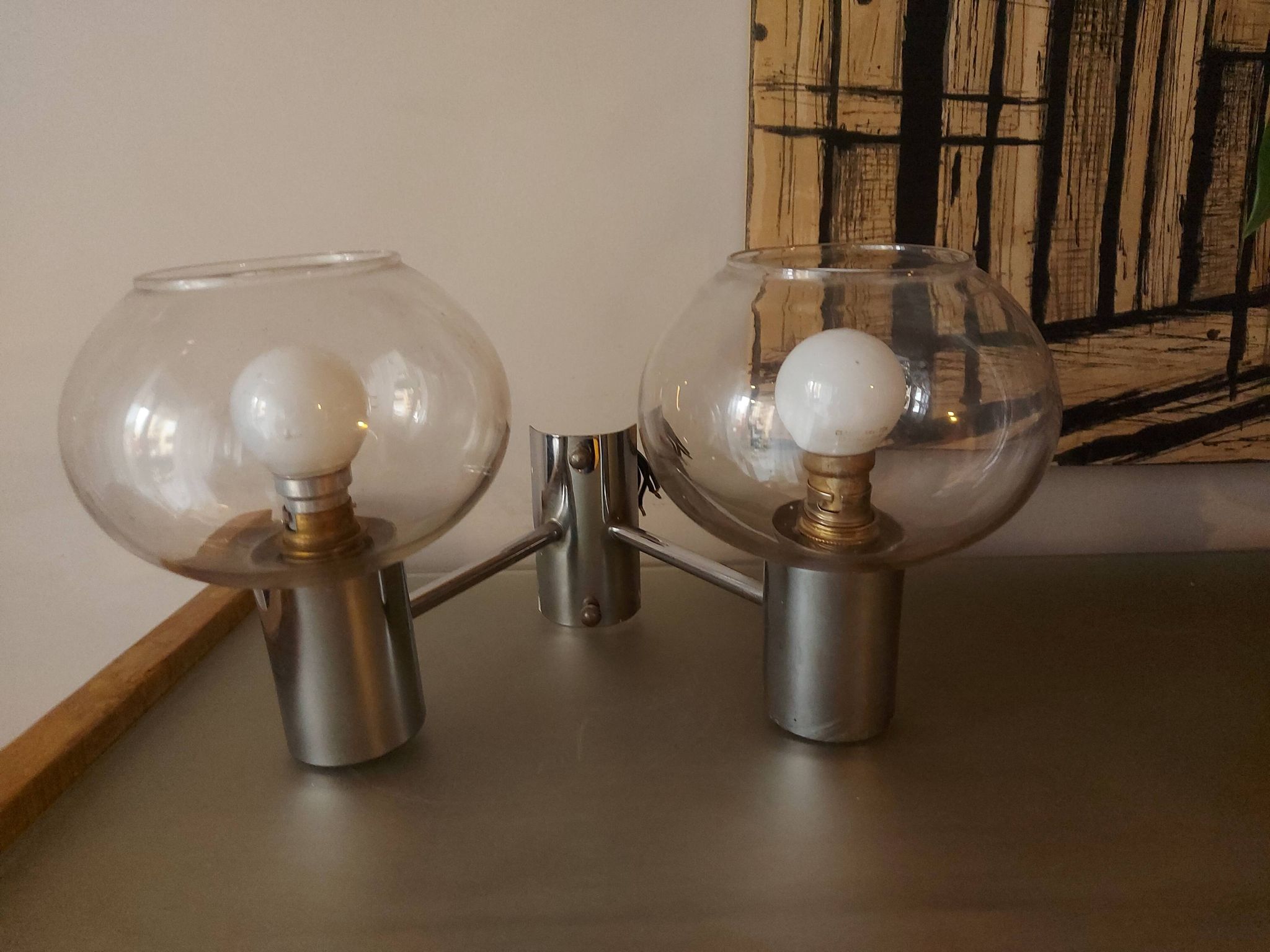 Sciolari vintage double wall light
