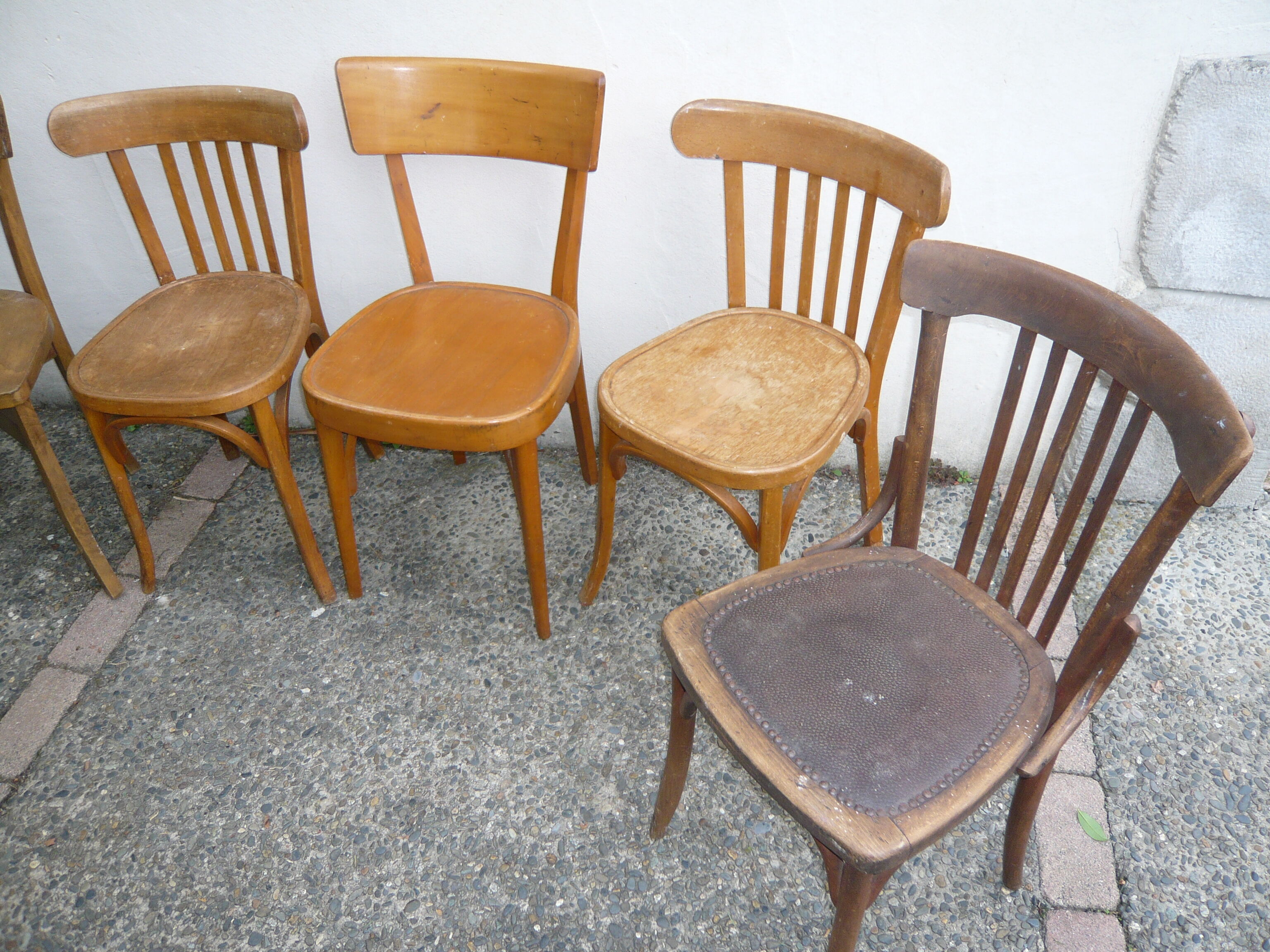 Set of 6 bistro chairs