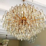Italian Murano 1970 crystal chandelier