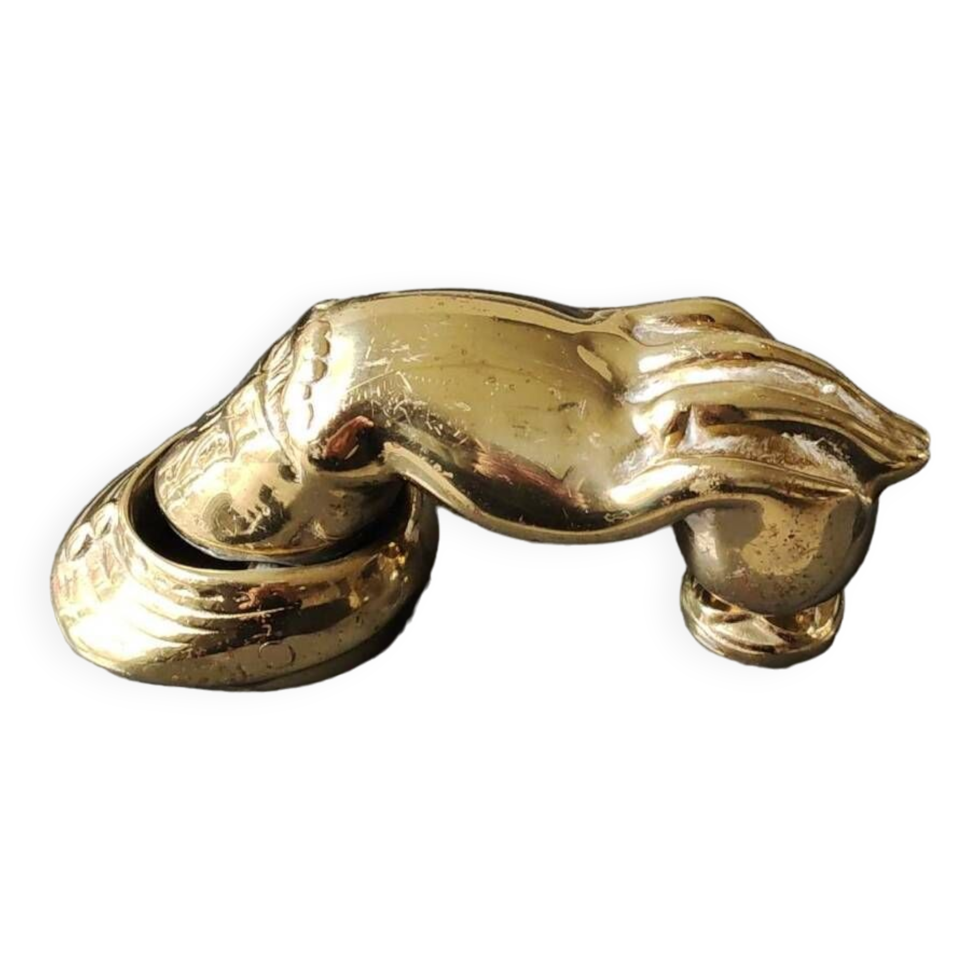 Heurtoir/Marteau de porte en forme de Main Antique