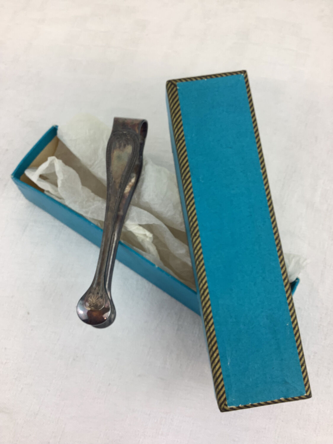 Silver sugar tongs Fabrique Christofle