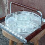 Art Deco ramekin appetizer tray or server