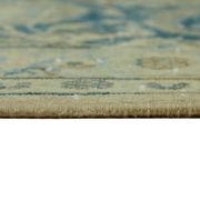 Hand-Knotted Persian One of a Kind 1970s 270 cm x 366 cm Beige Wool Carpet