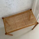 Cane side table