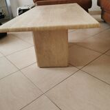 Table basse travertin