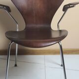 Vintage Model 3207 Chair by Arne Jacobsen for Fritz Hansen, 1990