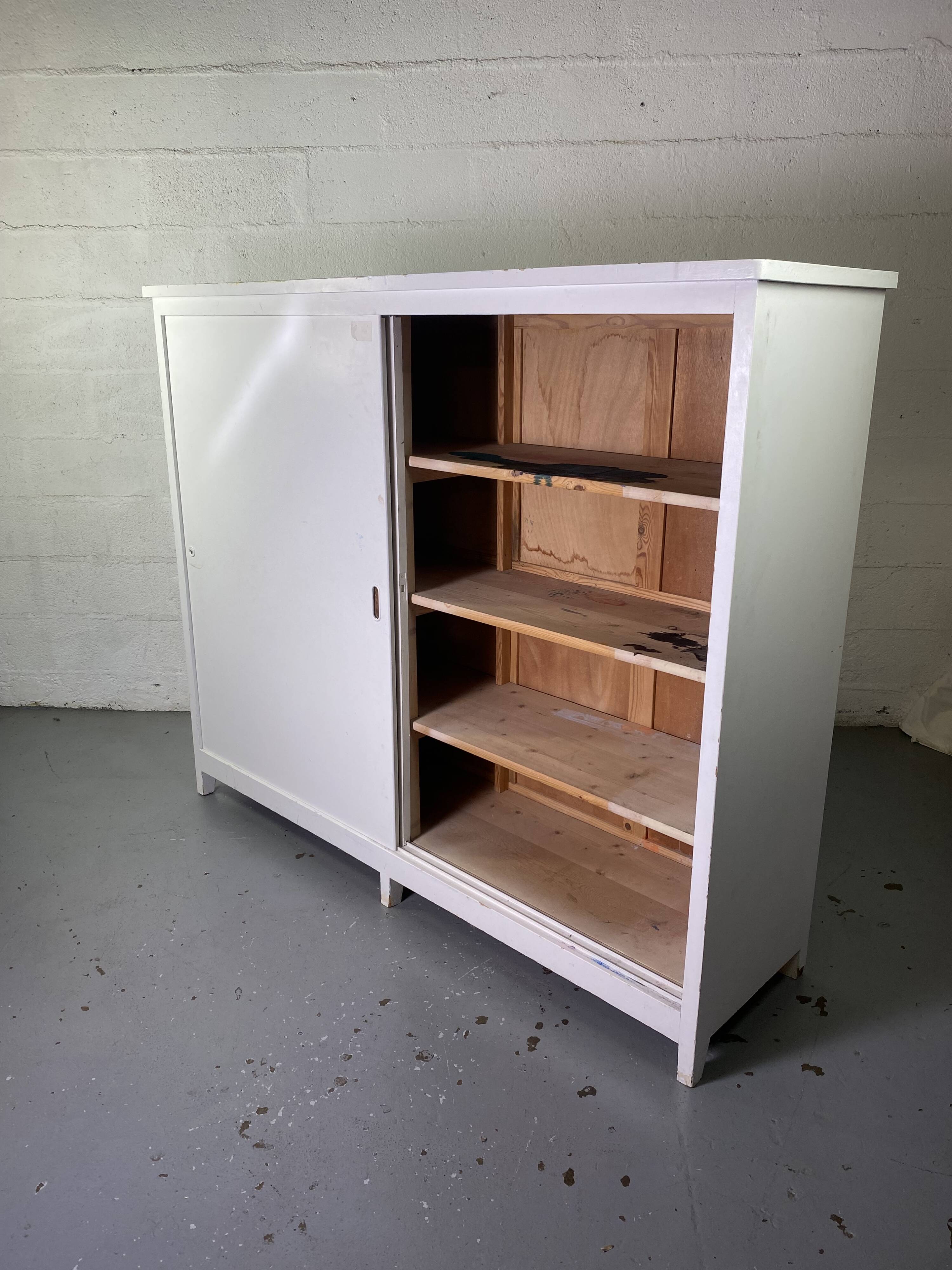 White school cabinet