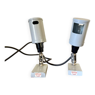 Pair of Biolab 1950 spotlights