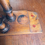 Side table / guéridon from the 19th century, tripod base "crowned dragon"