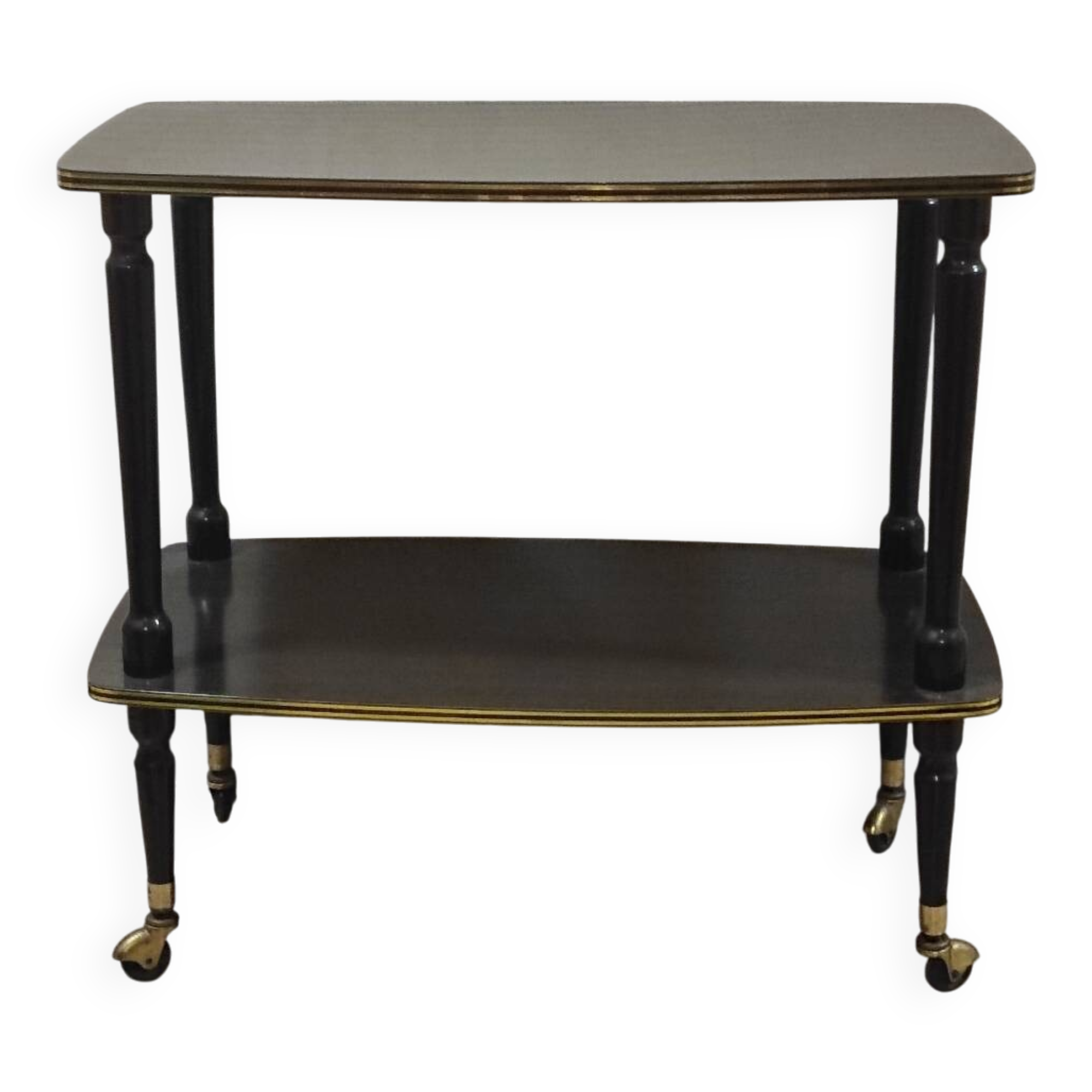 Large vintage serving trolley