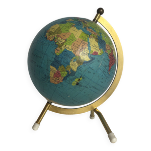 globe terrestre vintage