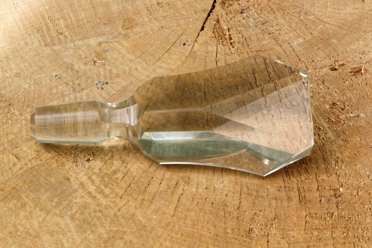 Art Deco cut crystal carafe