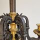 Chandelier in gilded bronze and patinated 19th century