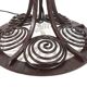 Lampadaire Art Nouveau en fer forgé, 1920